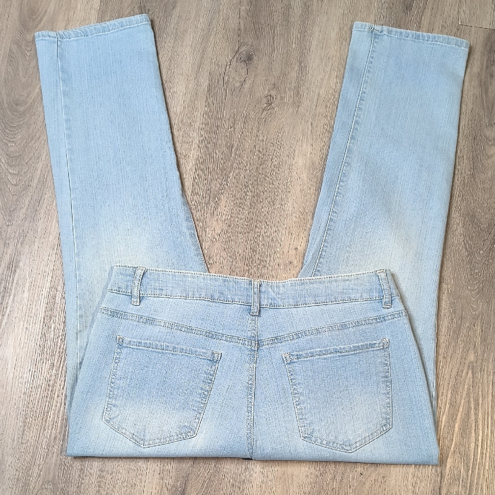 sac334 Mid Rise Skinny d. jeans Light Blue Women's Jeans - Picture 4 of 4